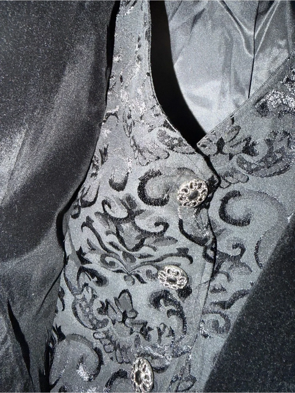 Black Velvet-Trim - Women’s Gothic Victorian Steampuk Long jacket -2XL
